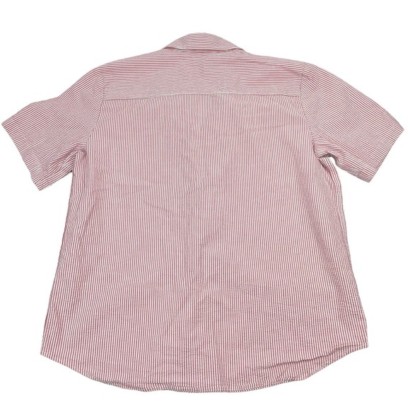 TNA Aritzia Baltimore Button Up Striped Short Sleeve Sz XS - Picture 6 of 6